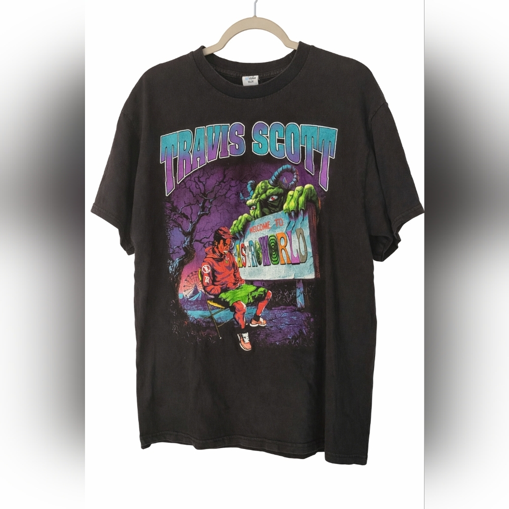 Travis Scott Black Graphic Tee